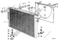 Radiator/frame for BMW 728iS 1982