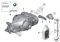 Rear axle drive for BMW X1 23dX 2008