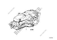 Rear axle drive for BMW 745i 1985