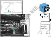 Relay DME K6300 for BMW 740i 1998