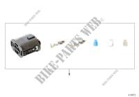 Repair kit, socket housing, 2 pin for BMW X6 35iX 2014