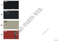 Sample page,upholst.colours,M Sports pck for BMW 114d 2012