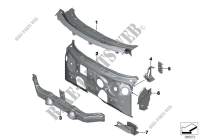 Splash wall parts for BMW 214d 2014