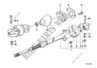 Steer.col. lower joint assy for BMW 320i 1982