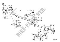 Steering linkage/tie rods for BMW 520i 1986