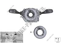 Switch cluster steering column for BMW X3 28iX 2009