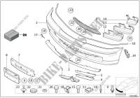Trim panel, front for BMW 325Ci 2000