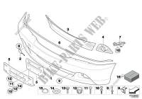 Trim panel, front for BMW 320Cd 2003