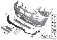 Trim panel, front for BMW X3 18i 2013