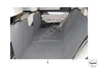 Universal protective rear cover for BMW X6 35iX 2014