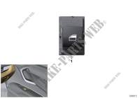 Window lifter switch, passengers side for BMW i8 2017