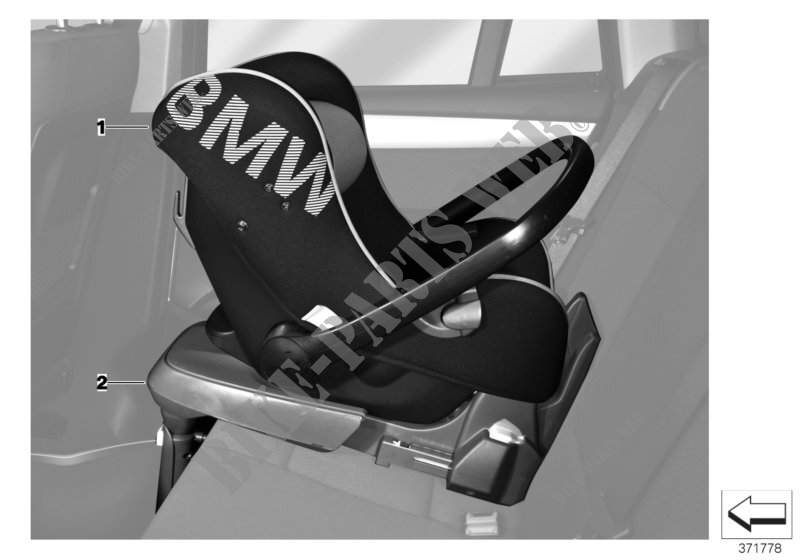 BMW Baby Seat 0+ for BMW X6 35iX 2014