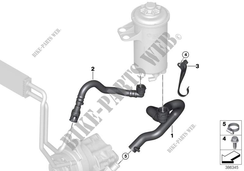 Oil lines for BMW X6 M 2013