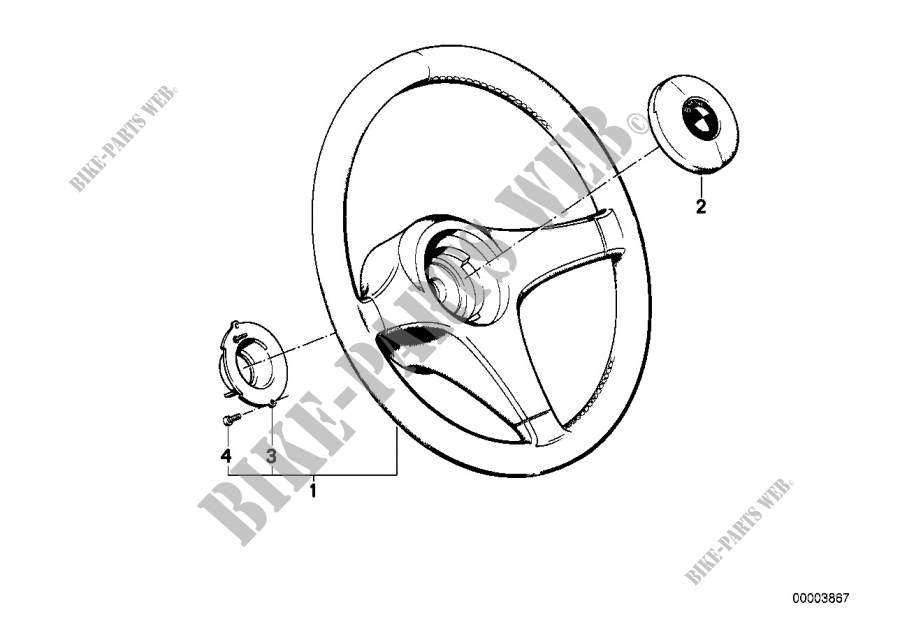 Sports steering wheel for BMW 520i 1980