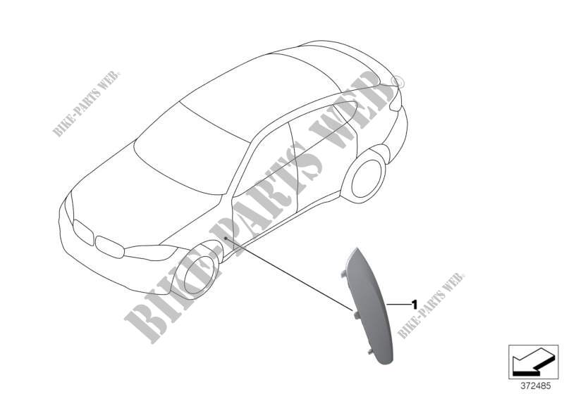 Exterior trim / grille for BMW X6 35iX 2014