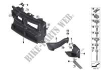 Air ducts for BMW X1 20dX 2014