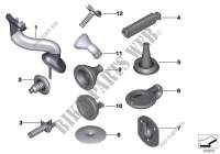 Assorted grommets for BMW X4 30dX 2013