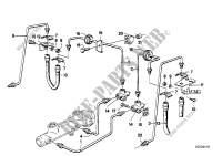 Brake pipe, front for BMW 735i 1985