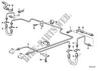 Brake pipe rear for BMW 728iS 1982