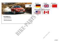 Brief instructions E84 with iDrive for BMW X1 20dX 2008