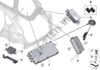 Components, antenna amplifier for BMW X2 25iX 2017