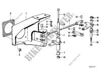 Foot controls/deflection rod for BMW 325i 1987