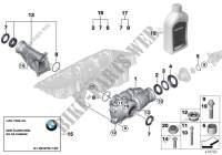 Front axle diff.sep.comp.all wh.drive v. for BMW X5 30dX 2009