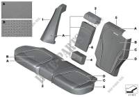 Individual cover,Klima Leather comf.seat for BMW X5 50iX 4.4 2012