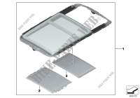Individual panorama glass roof for BMW X5 M50dX 2012