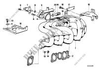 Intake manifold system for BMW 520i 1982