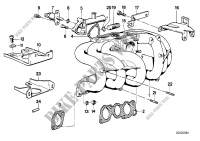 Intake manifold system for BMW 525e 1982
