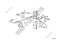 Levelling device/tubing rear for BMW M5 3.6 1989