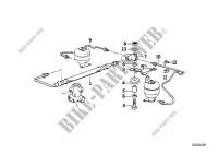 Levelling device/tubing rear for BMW 525ix 1991