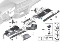 Mounting parts, instrument panel, bottom for BMW X6 35iX 2014