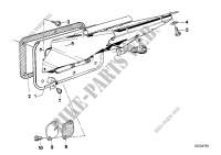 Pedals supporting bracket for BMW 728i 1982