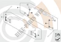 Repair kit, anti roll bar links for BMW 650iX 4.4 2014