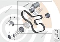 Repair kit, belt drives, Value Line for BMW 640i 2014