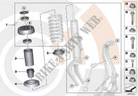 Repair kit, support bearing for BMW X5 4.8i 2006