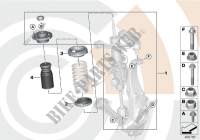 Repair kit, support bearing for BMW 528i 2010