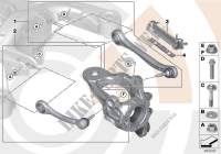 Repair kits, control arms/wishbones for BMW X5 4.8i 2006
