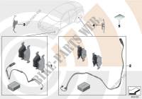 Service kit, brake pads / Value Line for BMW X6 30dX 2009