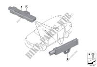 Single parts, aerial, comfort access for BMW X1 18d 2014
