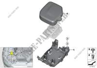 Supply module Z11 mounted parts for BMW 118i 2010