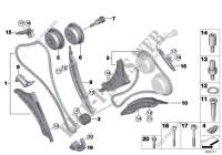 Timing and valve train timing chain for BMW 750i 2014