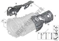 Transmission mounting parts for BMW 740e 2015