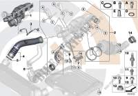 Turbocharger and install. kit Value Line for BMW X3 20iX 2011