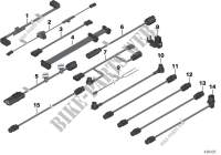 Various additional wiring sets for BMW 320i 2006