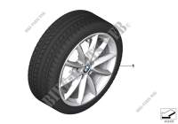Winter wheel with tyre V spoke 560   17