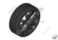 Winter wheel with tyre Y spoke 566   18