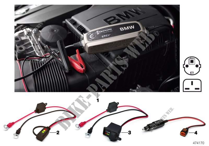 Battery charger for BMW X6 35iX 2014